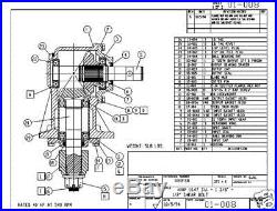 Replacement Rotary Cutter 45hp Gearbox 540 6 Spline Input Shaft Part# 250179