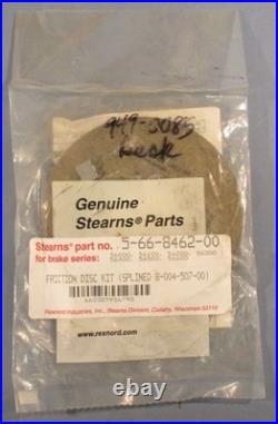 Rexnord Stearns 5-66-8462-00 Friction Disc Kit (Splined 8-004-507-00) 5 Length
