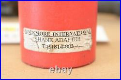 Rockmore T451814-002 Rock Drill Shank Adapter EVL 130 VL140 12 Spline T45