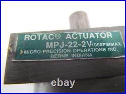 Rotac MPJ-22-2V Hydraulic Rotary Acuator Splined