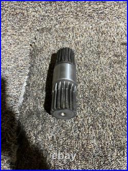 SGW Splined Shaft 1/2, 30847-1 570017, Hardened Steel, Silver