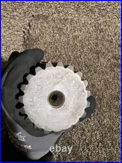 SGW Splined Shaft 1/2, 30847-1 570017, Hardened Steel, Silver