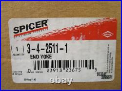 SPICER 3-4-2511-1 End Yoke, 10-Spline Inner, Steel, Spicer 1410 U-joint Style