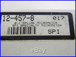 SPI #12-457-8 0-1 Specialty Spline Micrometer