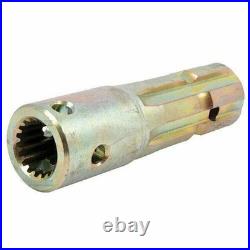 S. 15073 PTO Adapter, Female Spline 1'' -18 x Male Spline 1-3/8'' Fits Mitsubishi