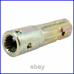 S. 15073 PTO Adapter, Female Spline 1'' -18 x Male Spline 1-3/8'' Fits Satoh