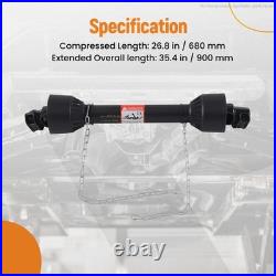 Series 1 PTO Drive Shaft T1-680 1 3/8 6 Spline Both Ends 26.8-35.4 PTO Shaft