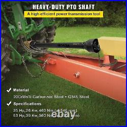 Shaft 1 3/8 PTO Drive Shaft, 6 Spline End Round End PTO Driveline Shaft, Series