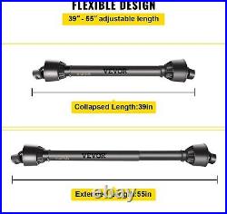 Shaft 1 3/8 PTO Drive Shaft, 6 Spline End Round End PTO Driveline Shaft, Series