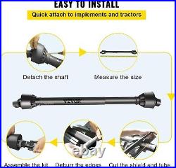 Shaft 1 3/8 PTO Drive Shaft, 6 Spline End Round End PTO Driveline Shaft, Series
