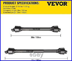 Shaft 1 3/8 PTO Drive Shaft, 6 Spline End Round End PTO Driveline Shaft, Series