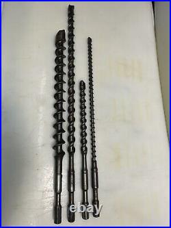 Spline Drive Concrete Rotary Hammer Drill Bits 5/8,7/8, 1, 1-1/2 Germany #2