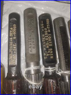Spline Gage Ring Gage Lot 12 Inspection TL. NO. 72636-4 21903 TL+36820 TL#G-305333