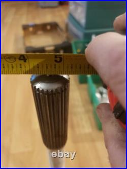 Splined Axel Shaft 28 Spline W 3 3/4 Splines 1 3/16 Diameter 23 3/8 Long. (D)