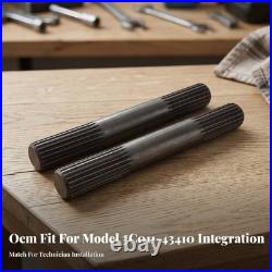 Splined Shaft Symmetrical Metal Shaft with Splines for Dealers