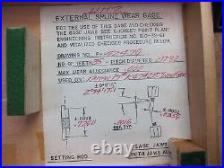 Standard Gage Company Versa-Dial external spline wear gage