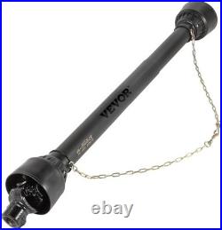 Sturdy 6 Spline PTO Shaft 1-3/8, 43-61 Adjustable Length for Maximum Torque