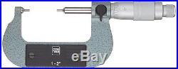 TESA Isomaster Small Face Spline Pin Outside Micrometer 1-2 0.0001 Swiss Made