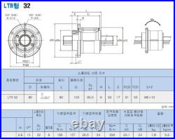 THK Genuine Rotary Ball Spline Nut LTR32UUZZ BSC-I-1622=1E21