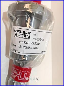 THK Model LBF25UUCL +200L, High-Torque Type Ball Spline, 200mm, Factory Sealed