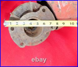 TRACTOR IMPLEMENT PTO 90 Degree Gearbox 6 1/2 Flat Belt Pulley 6 SPLINE INPUT