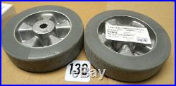Tennant Nobles 1015079 Lot of (2) 198mm Wheels with Spline for Floor Scrubber