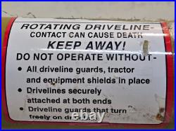 Tractor Telescoping Driveline 090306 1-3/8 6 Spline Ends 29 Long Collapsed