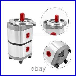 Two-Section Hydraulic Gear Pump For AGT Skid Steer Loader KTT23 PGP51088G3LP New