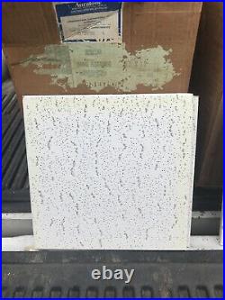 USG Omni Fissured Ceiling tile spline type Auratone SESK Spline Type Lot Of 10