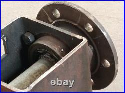 Unbranded worm gear reducer with clutch/brake, splined flange output, as shown