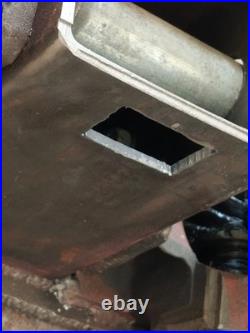 Unbranded worm gear reducer with clutch/brake, splined flange output, as shown