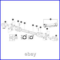 Universal PTO Driveline 1-3/8 6 Spline QD Yokes PM14006637 CS62711 D756660