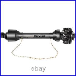 VEVOR PTO Shaft PTO Drive Shaft 1-3/8 6 Spline Ends T5 43-57 for Brush Hog