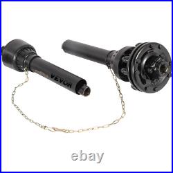 VEVOR PTO Shaft PTO Drive Shaft 1-3/8 6 Spline Ends T5 43-57 for Brush Hog