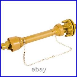 VEVOR PTO Shaft PTO Drive Shaft 1-3/8x6 Spline withSlip Clutch Yellow T4 31.5-41
