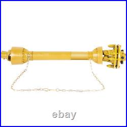 VEVOR PTO Shaft PTO Drive Shaft 1-3/8x6 Spline withSlip Clutch Yellow T4 31.5-41