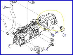 Vermeer SC30TX Hydraulic Pump 11 Tooth Spline