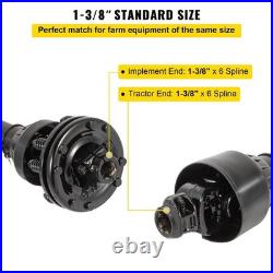 Versatile 1-3/8 6-Spline Driveline Shaft 43-57 Agricultural Use