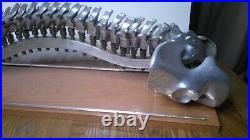 Vintage Dr. Fleet's spinal demonstrator chiropractic teaching aid metal spline