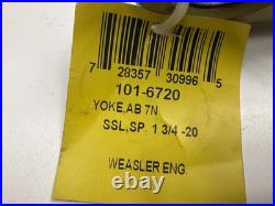 Weasler 101-6720 1-3/4 20 Spline Tractor Safety Slide Lock Yoke 7 Series