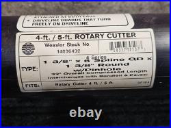 Weasler 14006432 32 PTO Driveline 1-3/8 6 Spline QD x 1-3/8 Round with Pin Hole