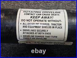 Weasler 14006432 32 PTO Driveline 1-3/8 6 Spline QD x 1-3/8 Round with Pin Hole