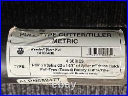 Weasler 14106436 1 3/8 6 Spline PTO Driveline with Clutch Pull-Type Rotary Cutter