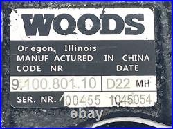 Woods Cutter Gearbox 1045054 9.100.801.10 6-Bolt Flange 20-Spline Side Shaft