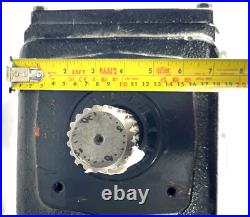 Woods Cutter Gearbox 1045054 9.100.801.10 6-Bolt Flange 20-Spline Side Shaft