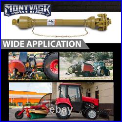 Yellow PTO Shaft PTO Drive Shaft 1-3/8x6 Spline withSlip Clutch T4 31.5-41