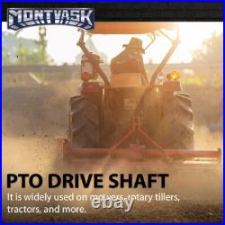 Yellow PTO Shaft PTO Drive Shaft 1-3/8x6 Spline withSlip Clutch T4 31.5-41